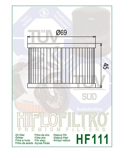 Hiflo Oil Filter- HF111