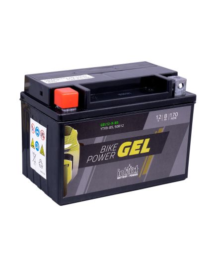 Intact Bike-Power Gel Battery YTX9-BS / 50812