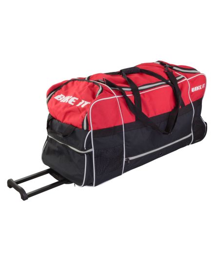 Luggage Kit Bag Black / Red 130L Capacity Handle