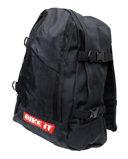 Black Motorcycle Rucksack