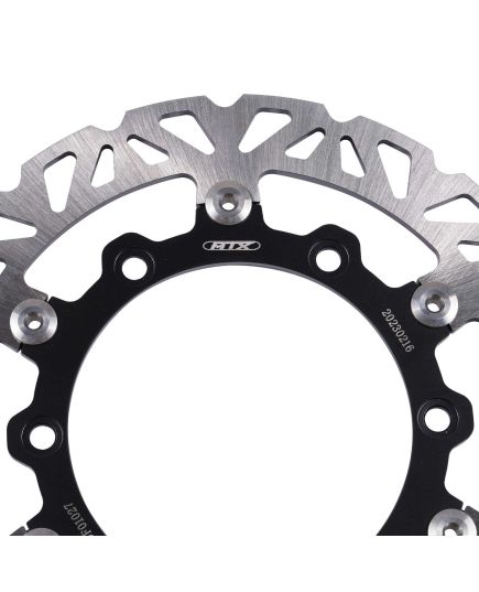 MTX Brake Disc 296mm Street Front Floating Wavy Honda [MD1008][BKF711][MDS01011 MDS01010]