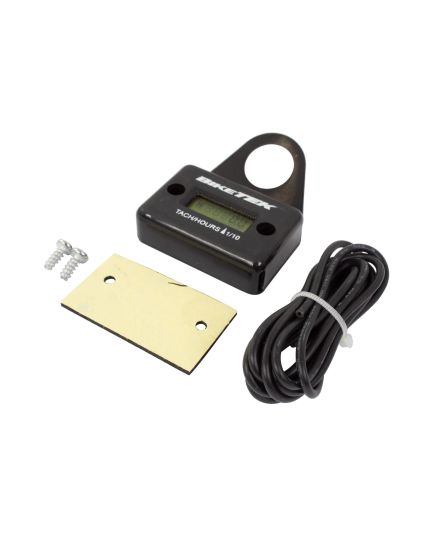 Engine Hour Meter Black With Bracket