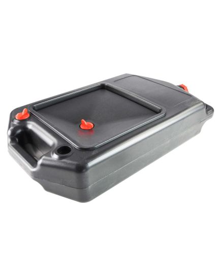 8L Oil Drain Can Black