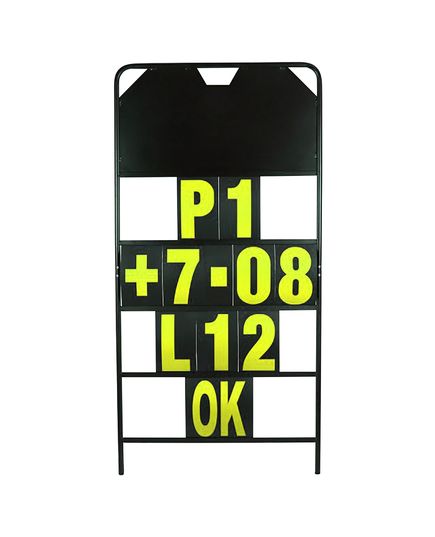 Aluminium Racing Pit Board Frame With Numbers