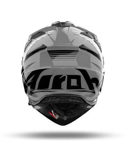 Airoh Bandit Helmet - Spicy Grey Gloss - Rear