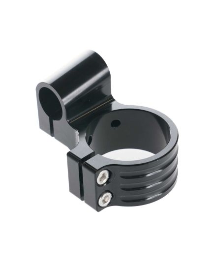 50mm Clip-On Handlebar High-Rise Riser Kit (Black)
