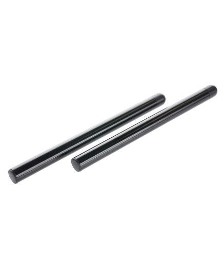 50mm Clip-On Handlebar High-Rise Riser Kit (Black)