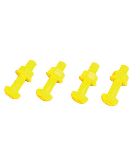 Yellow Number Plate Bolts & Nuts