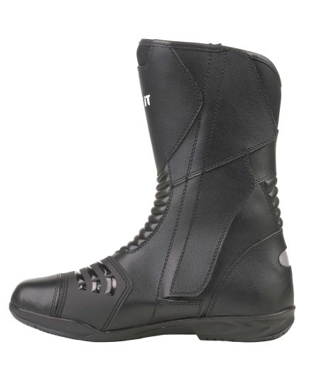 Bike It 'Burhou' All-Seasons Waterproof Black Sports Touring Motorcycle Boot