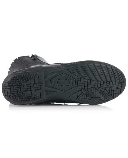 Bike It 'Preto' Black Mid Length Waterproof Motorcycle Boot