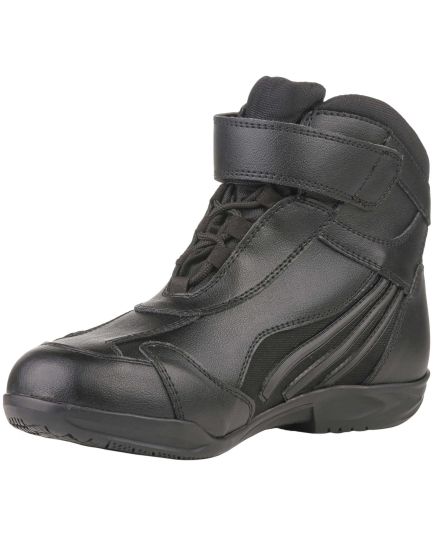 Bike It 'Perun' Low-Cut Black Waterproof Motorcycle Boot