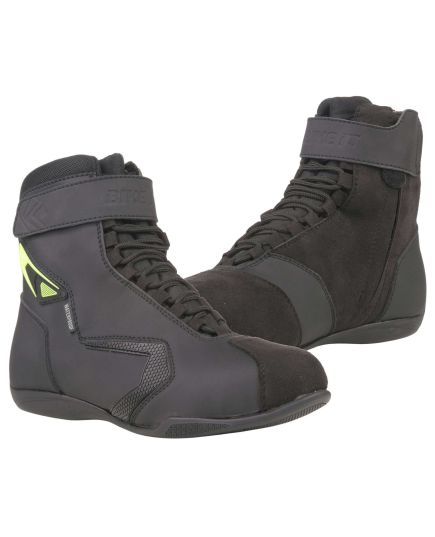 Bike It 'Bandido' Low Profile Waterproof Black Street Motorcycle Boot