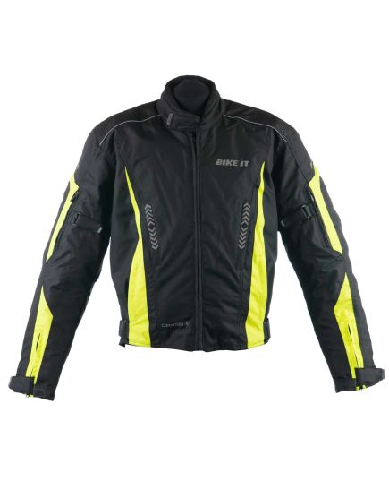 Mens 'Ortac' Textile Waterproof Sports Motorcycle Jacket
