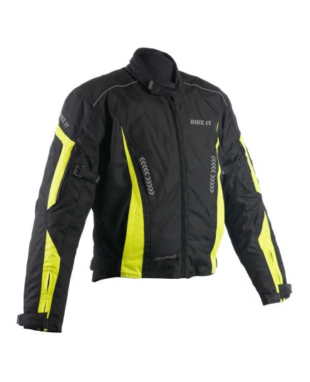 Mens 'Ortac' Textile Waterproof Sports Motorcycle Jacket