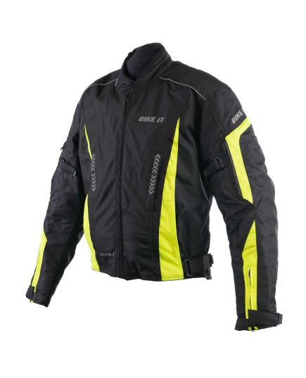 Mens 'Ortac' Textile Waterproof Sports Motorcycle Jacket