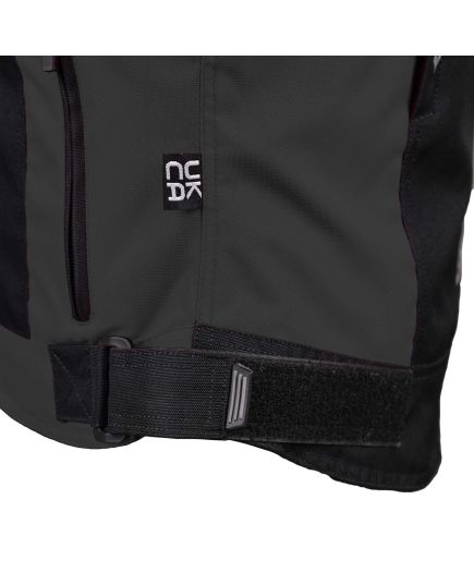 Ladies 'Insignia' Textile Waterproof Motorcycle Jacket (Black)