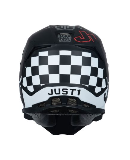 Just1 Helmet J22 Flagman Red Titanium Black [ACU Gold]