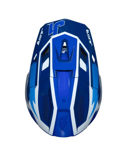 Just1 Helmet J40 Flash White Blue [ACU Gold]