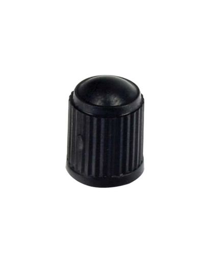 Valve Caps Black Plastic 50 Pieces