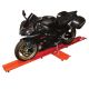 Motorcycle Mover On Castors In Use