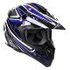 Stealth MX Helmet HD210 Droid Blue