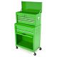 Rolling Tool Cabinet With Top Chest - Green
