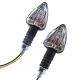 Motorcycle Arrow Indicators With Black Body And Clear Lens