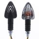 Motorcycle Arrow Indicators With Black Body And Clear Lens