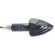 Motorcycle Arrow Indicators With Carbon Effect Body And Clear Lens