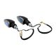 Motorcycle Short Stem Mini Spear Indicators With Black Body And Iridium Lens