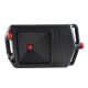 8L Oil Drain Can Black With Stoppers