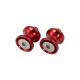 Paddock Stand Bobbins 6mm - Red