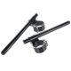 50mm Clip-On Handlebar High-Rise Riser Kit (Black)