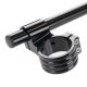 50mm Clip-On Handlebar High-Rise Riser Kit (Black)