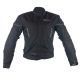 Ladies 'Insignia' Textile Waterproof Motorcycle Jacket (Black)
