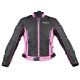 Ladies 'Insignia' Textile Waterproof Motorcycle Jacket (Pink)