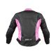 Ladies 'Insignia' Textile Waterproof Motorcycle Jacket (Pink)
