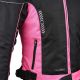 Ladies 'Insignia' Textile Waterproof Motorcycle Jacket (Pink)